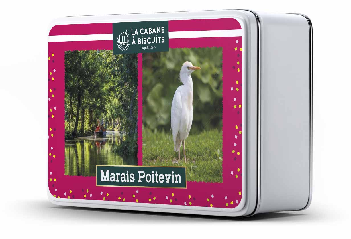 photo d'une boite métal à biscuits
